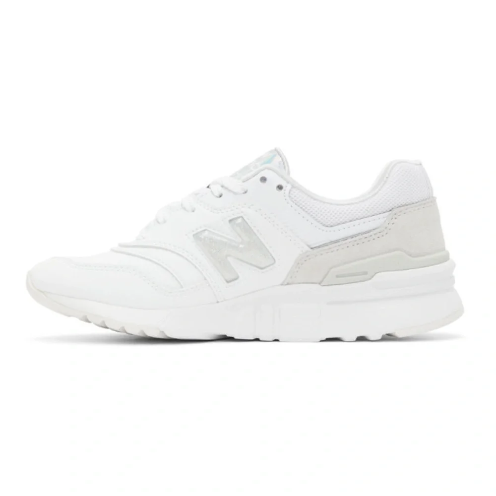 SOLD !! New Balance 997H Shoes in White and Iridescent - Picture 1 of 11